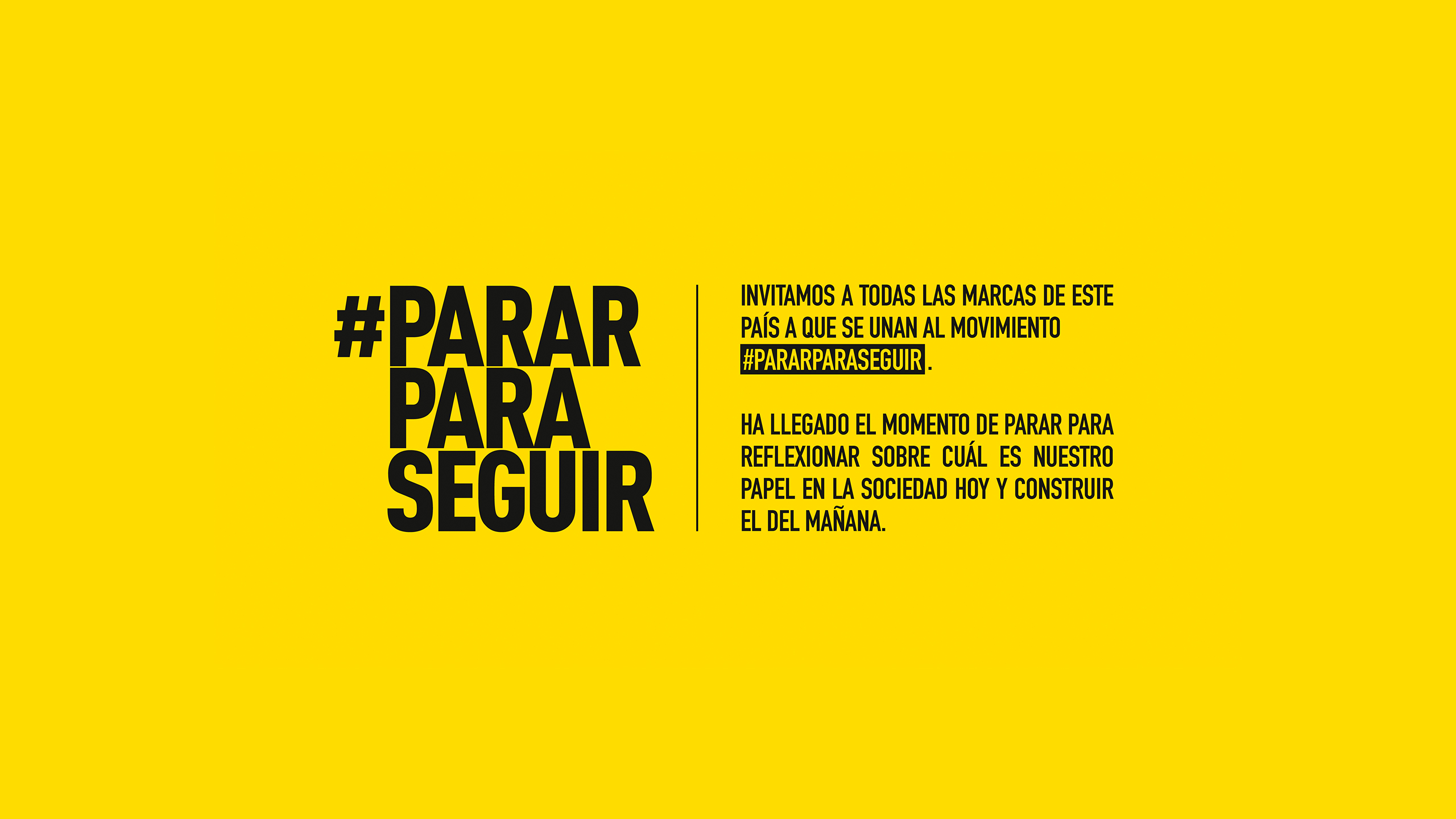 Casanova se suma al movimiento #PararParaSeguir